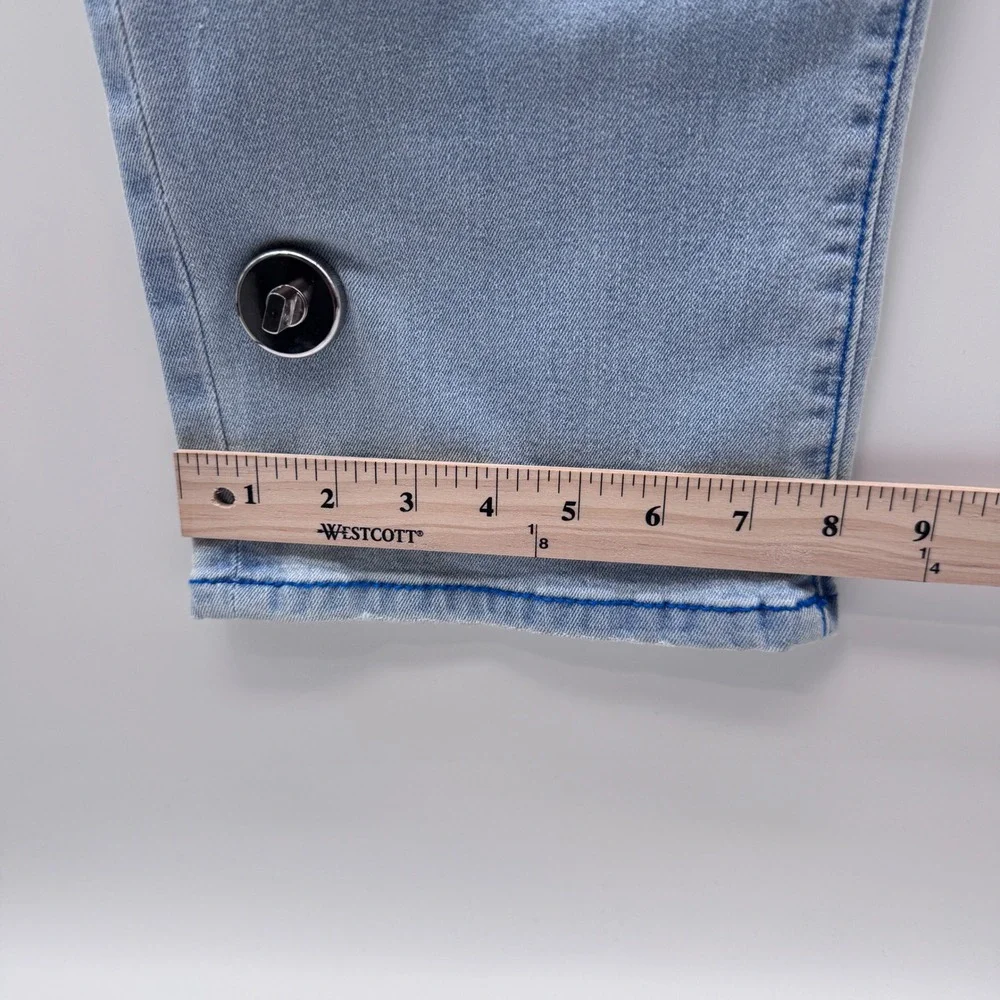 True Religion Ricky Straight Jeans Mens 34 Light Blue NWT